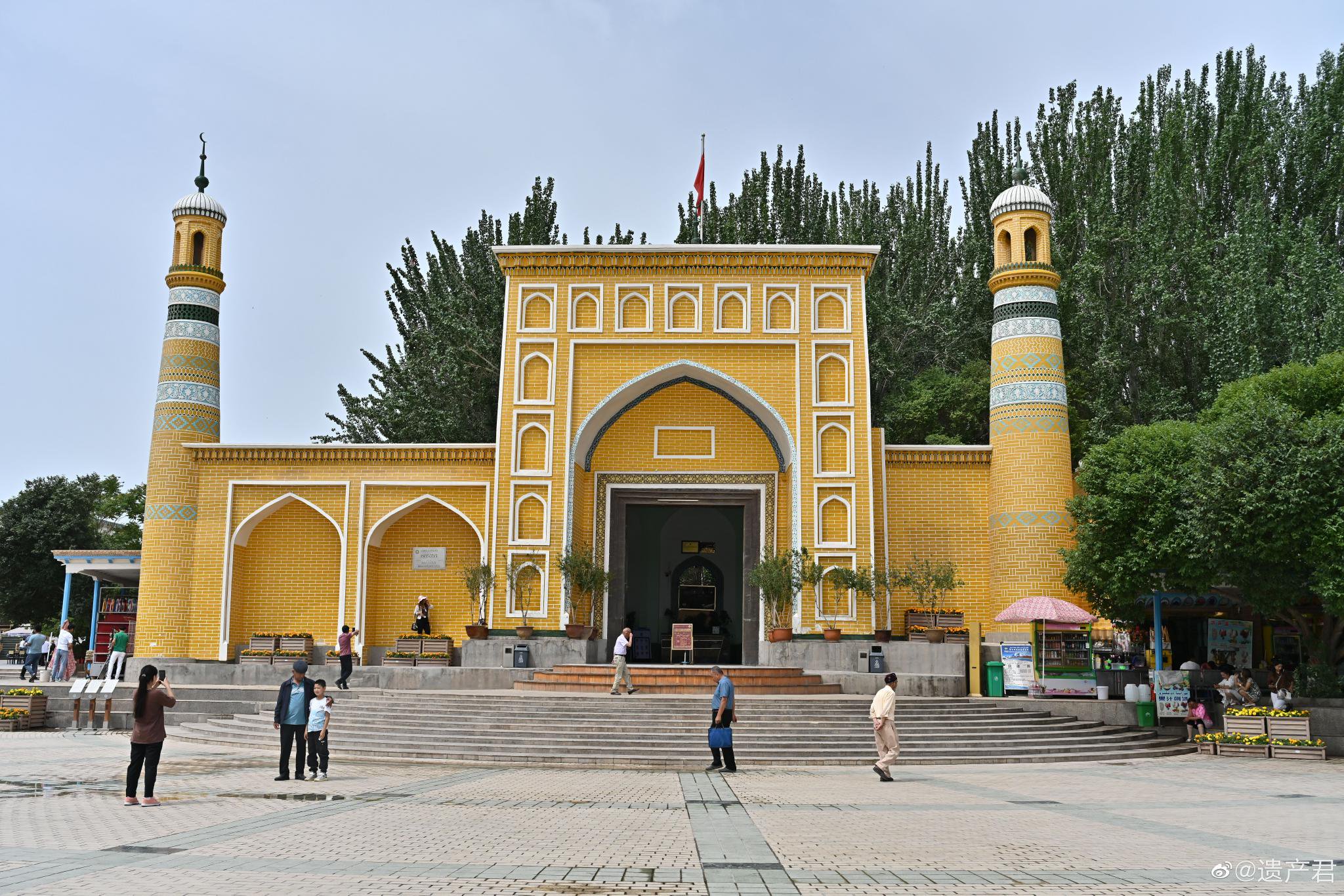 新疆喀什,艾提尕尔清真寺_高清图集_新浪网