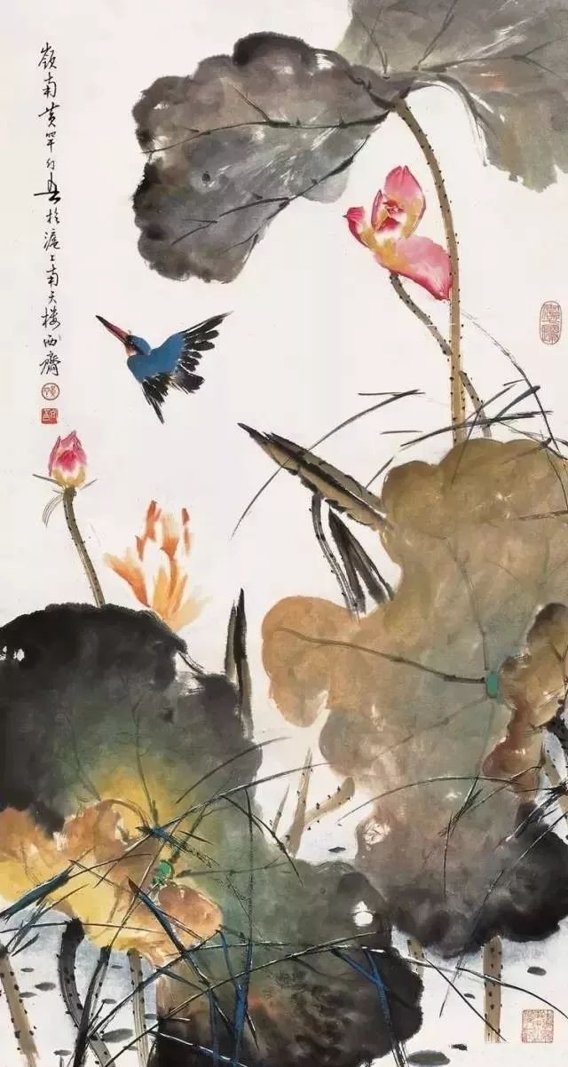 岭南名家黄幻吾笔下的荷花!