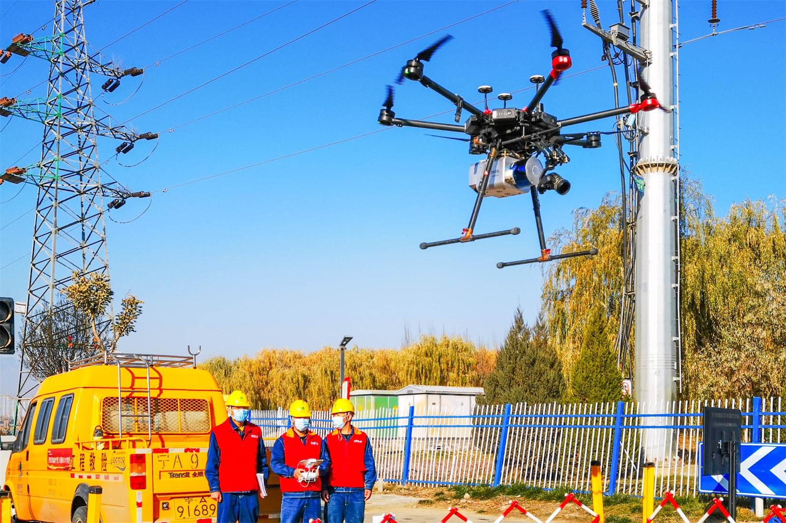 无人机自主巡检为冬季及疫情期间用电提供保障|线路|巡检|无人机_新浪