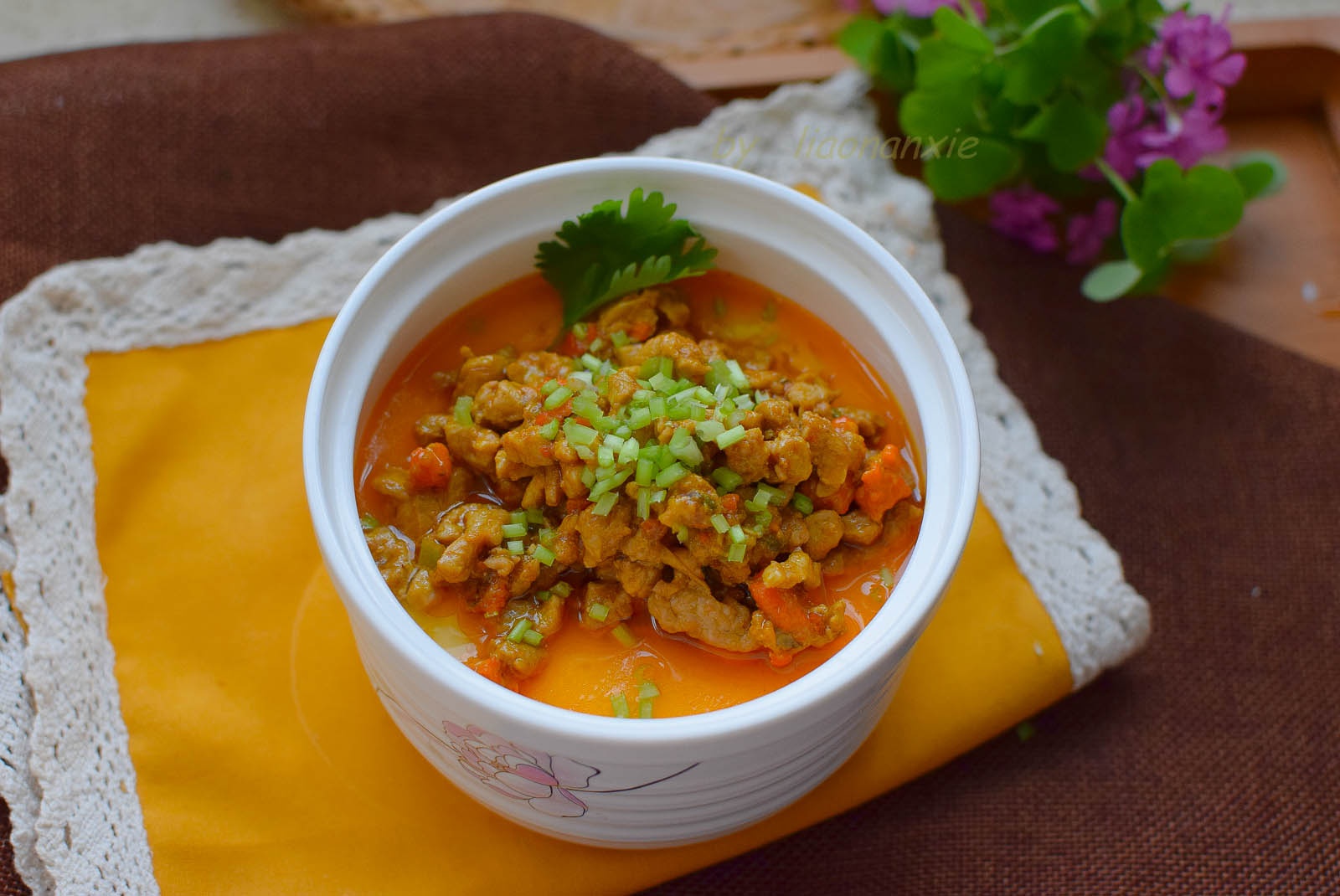 这样做出来的肉沫蒸蛋鲜香美味超级细嫩非常好吃