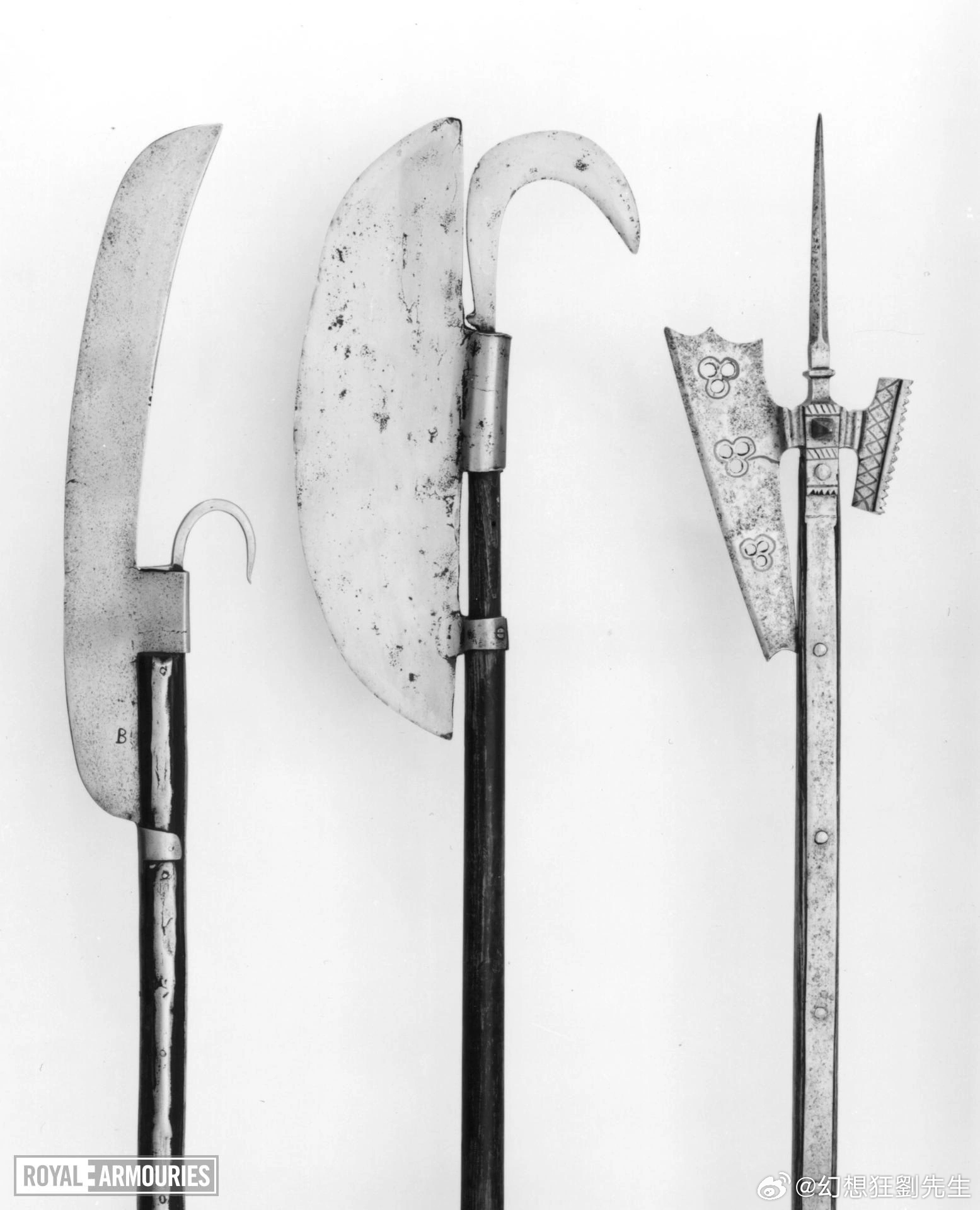 一些不太常见的欧洲长杆兵器大多数是16世纪的文物