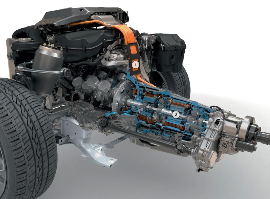 最主要的原因就是,纵置发动机的变速箱并不像横置发动机那样紧凑小巧