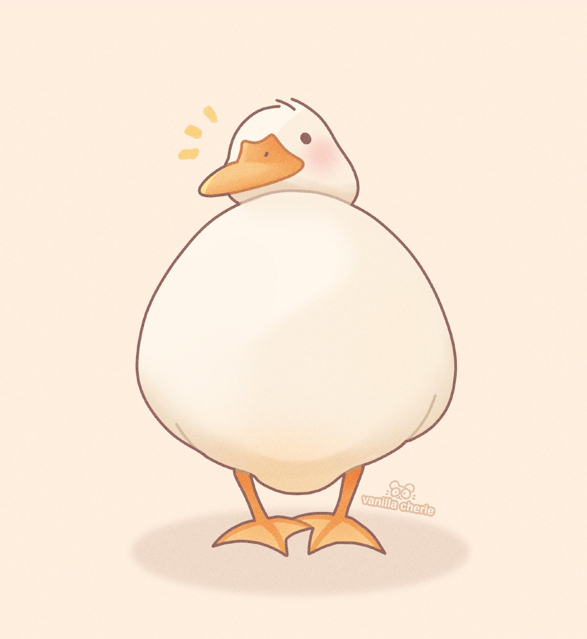 可爱的鸭鸭 - 画师 vanillacherie_高清图集_新浪网