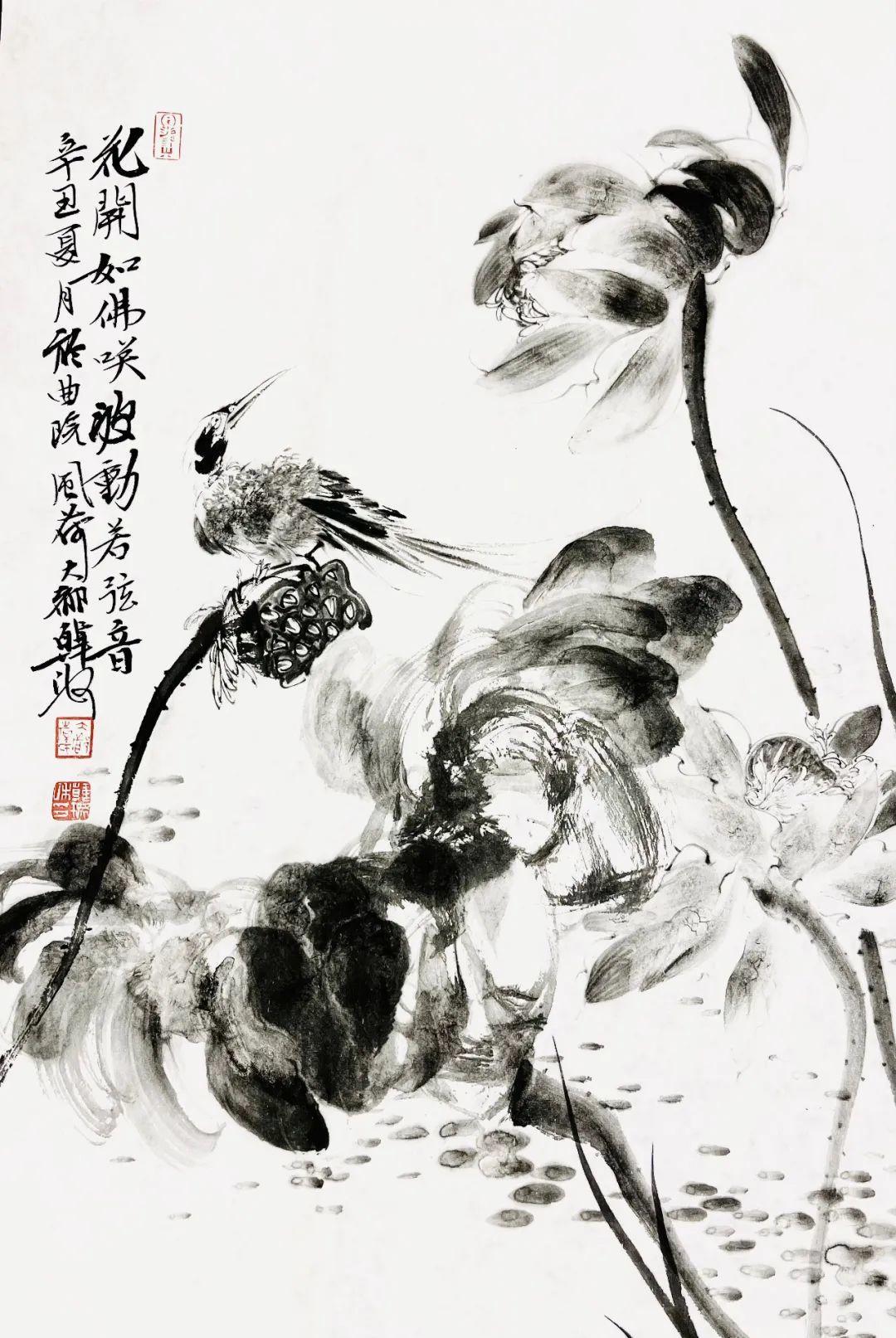 峰无坦途:韩璐作品欣赏|花鸟画_新浪新闻