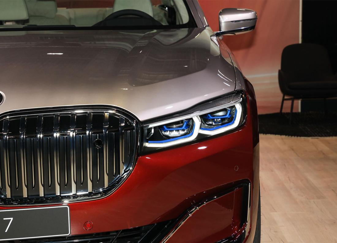 宝马7系的天花板m760耀影特别版实车搭劳斯莱斯同款66t动力