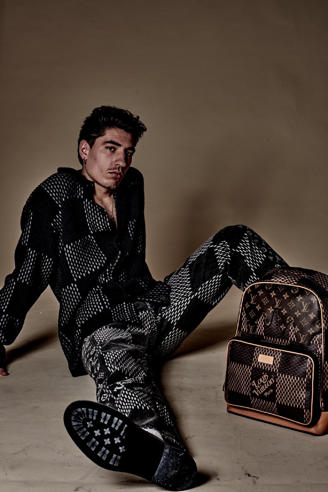 贝莱林给lv当模特!