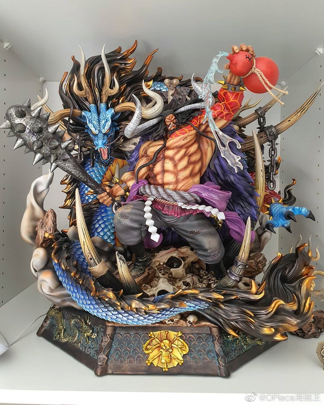 凯多大型精美手办,展现真正的四皇姿态!