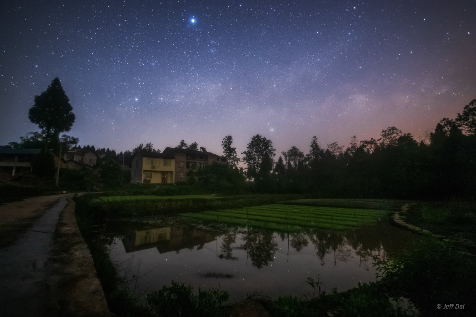 老房子的院坝,虫鸣,还有满天星斗_高清图集_新浪网