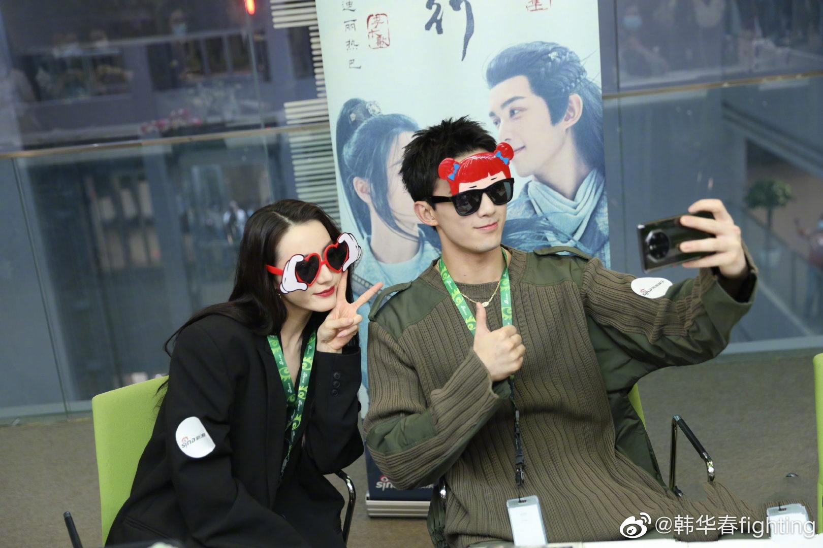 迪丽热巴,吴磊和景甜,张彬彬这两对cp一起营业了!