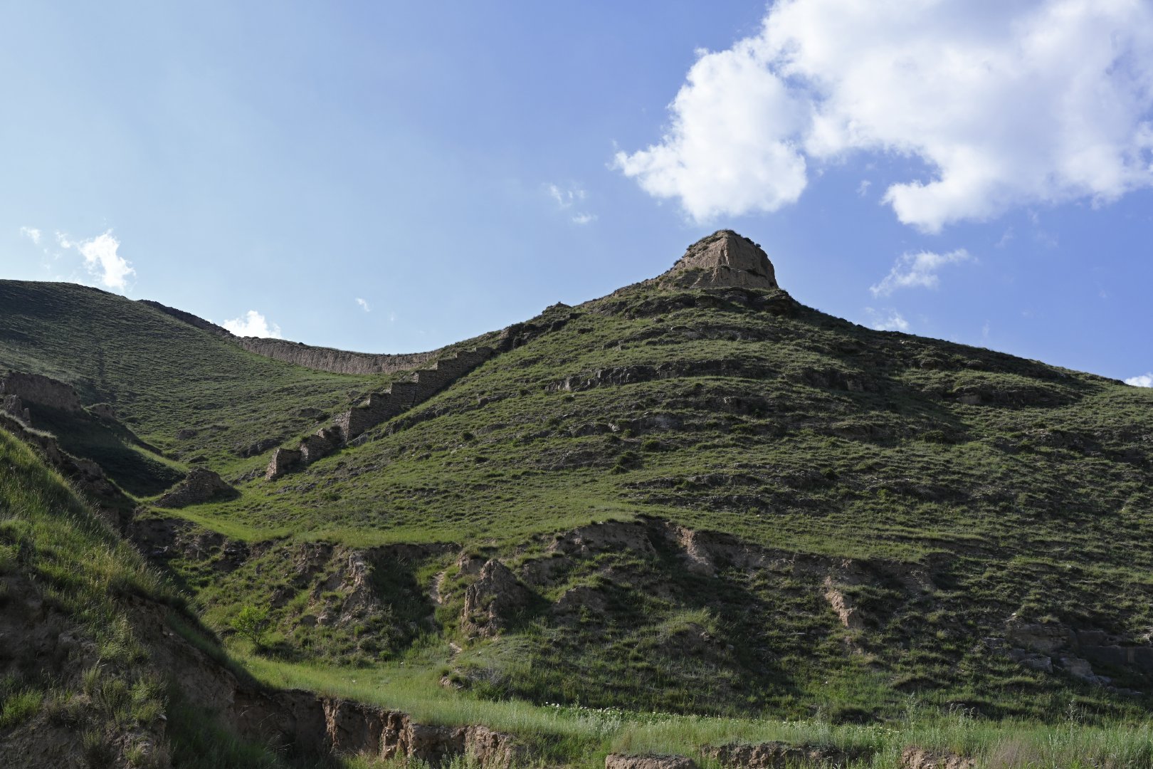 山西神池:光影下的野猪口长城|长城|野猪|神池_新浪新闻