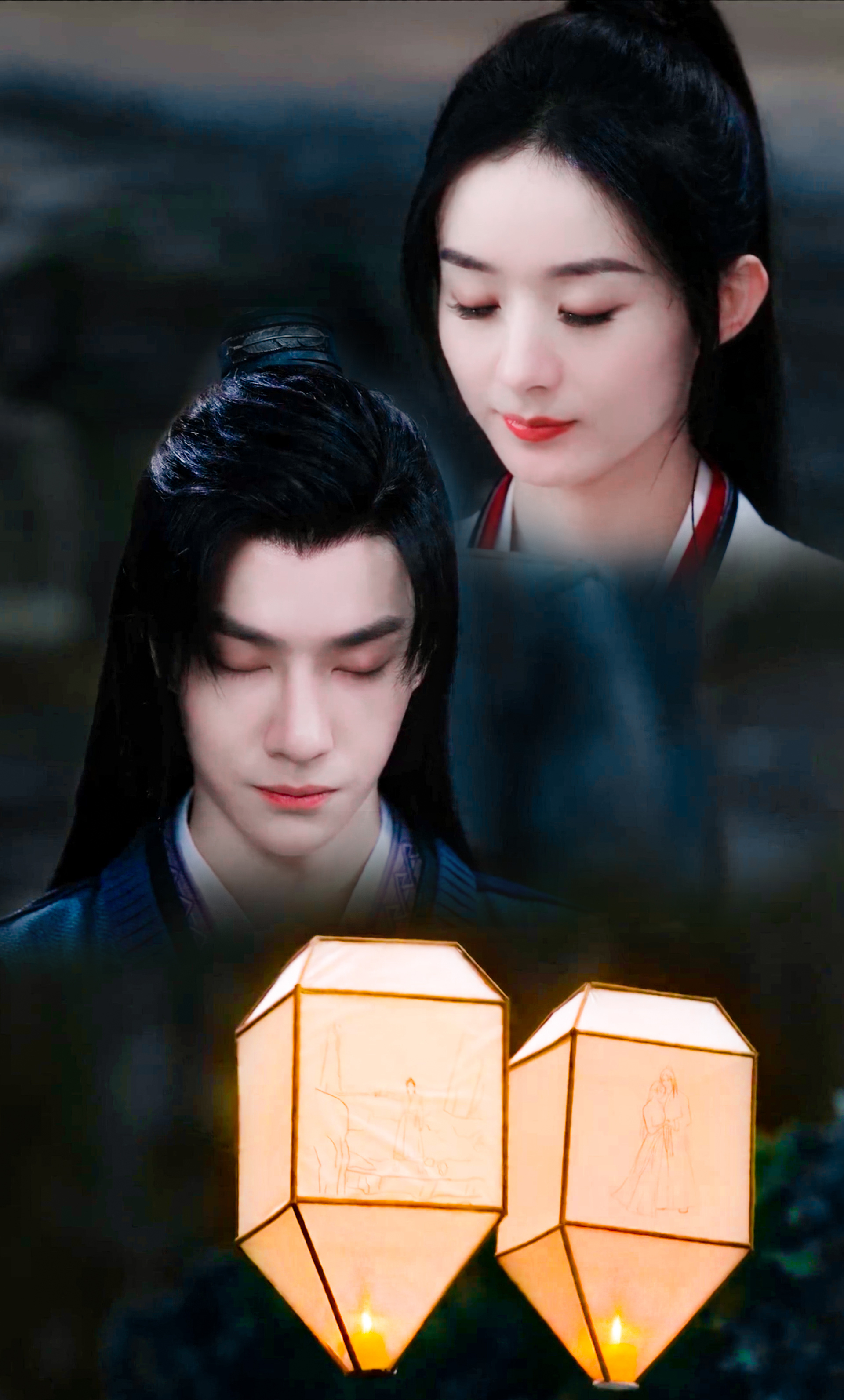 允翡再解锁名场面,这灯上的图案和高甜的气氛