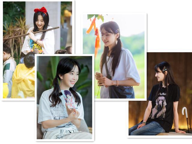 谭松韵郑爽的森系风穿搭也太治愈了吧