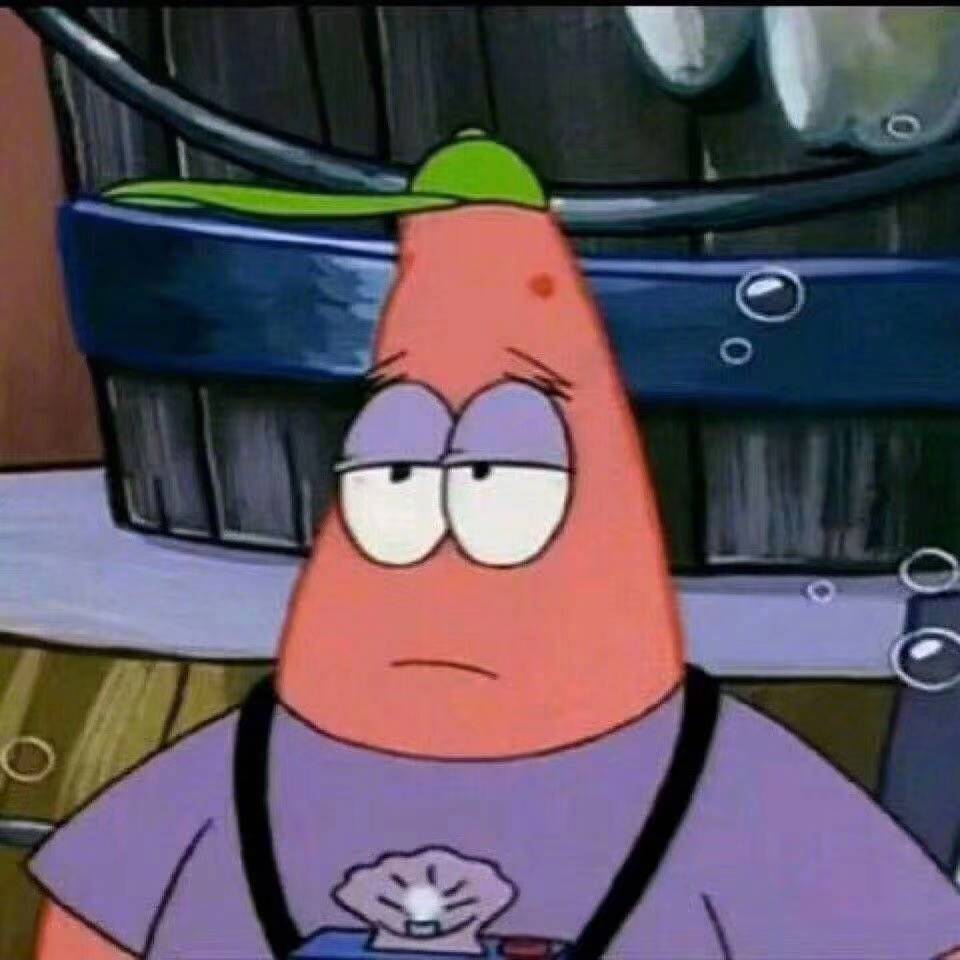 派大星头像看起来有点傻兮兮