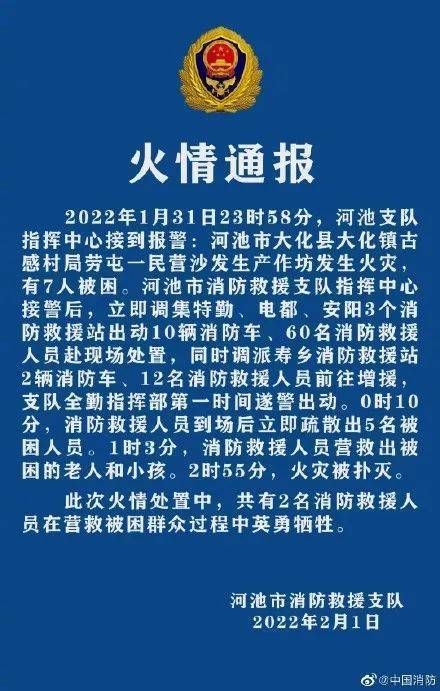 痛心！广西两名消防员大年夜不幸牺牲休闲区蓝鸢梦想 - Www.slyday.coM