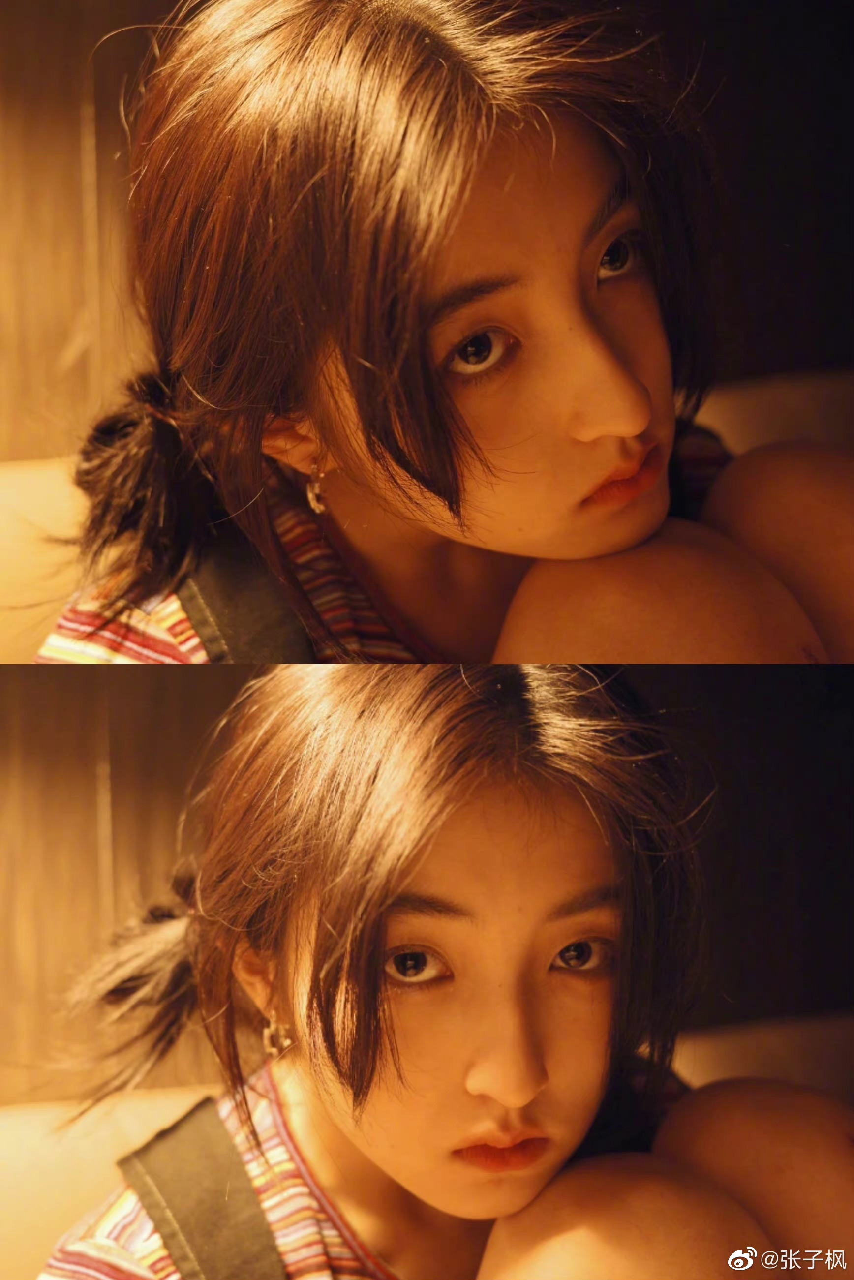 落日暖光的双马尾妹妹