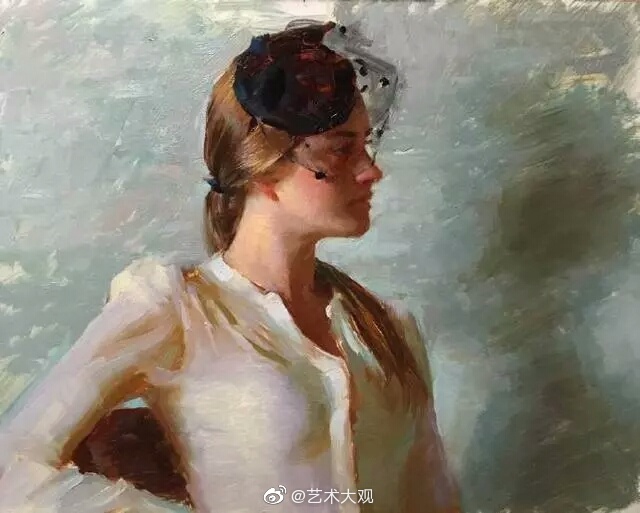 印度女画家suchitrabhosle人物肖像油画专辑