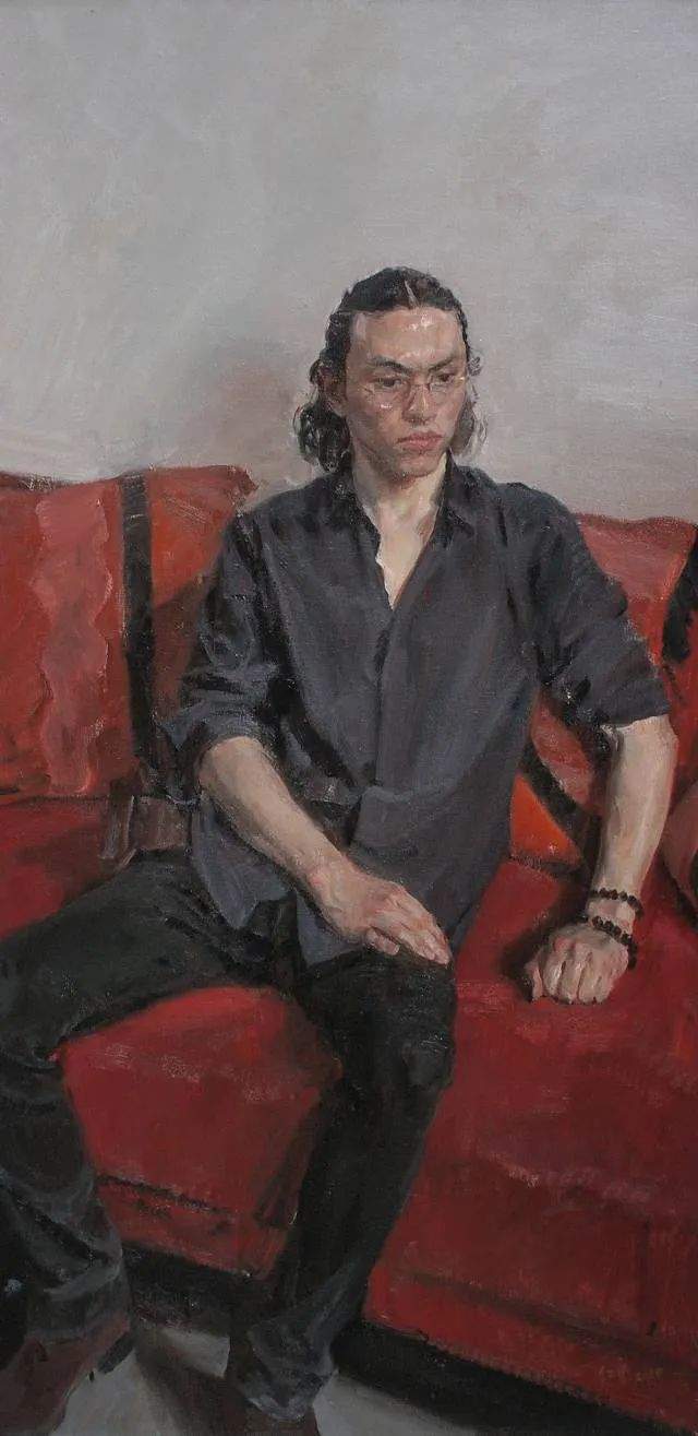 国美教授何红舟人物油画作品欣赏