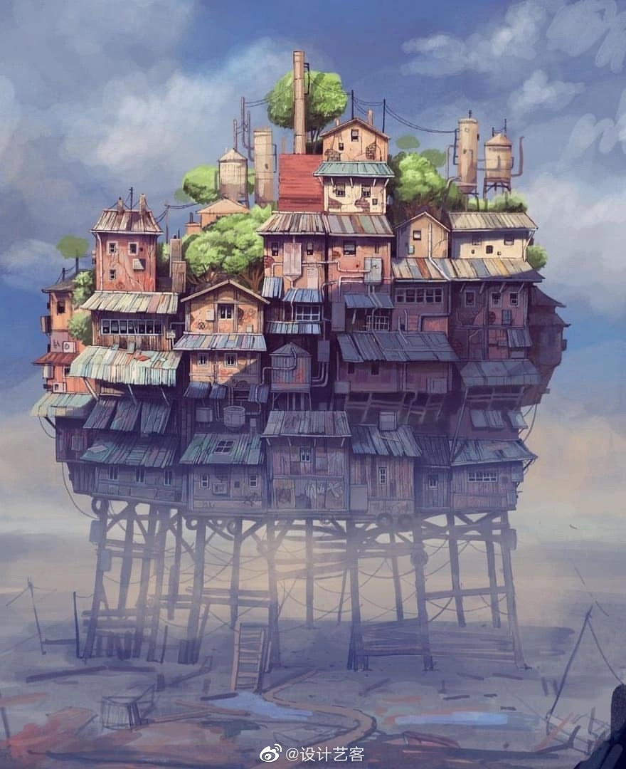 动漫中的家园,一栋房子一个梦想. ……_高清图集_新浪网