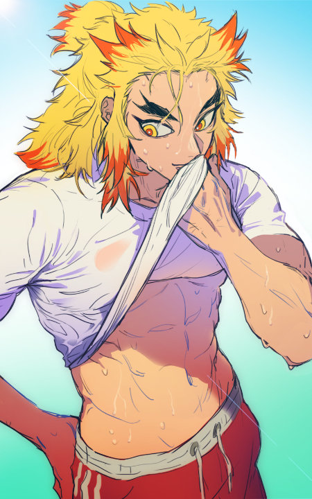 太太85绘制的炎柱永远最好的大哥