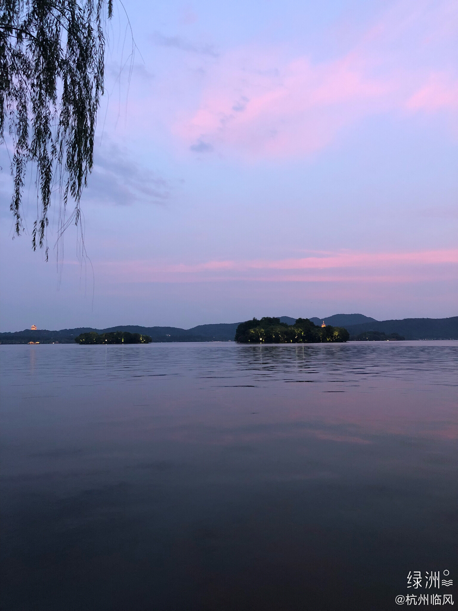 今日杭州西湖