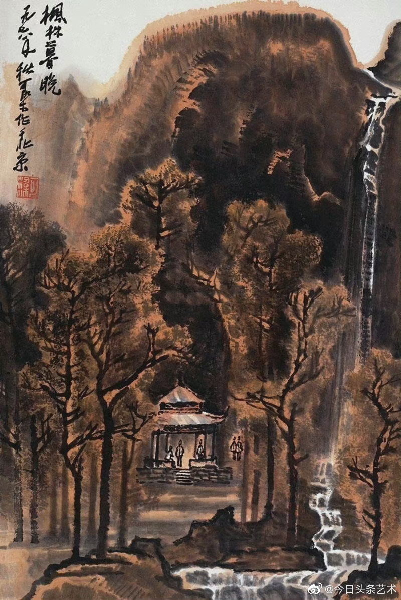 李可染山水画__财经头条