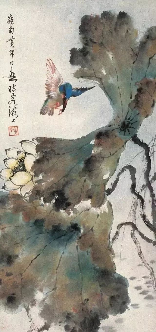 岭南名家黄幻吾笔下的荷花!