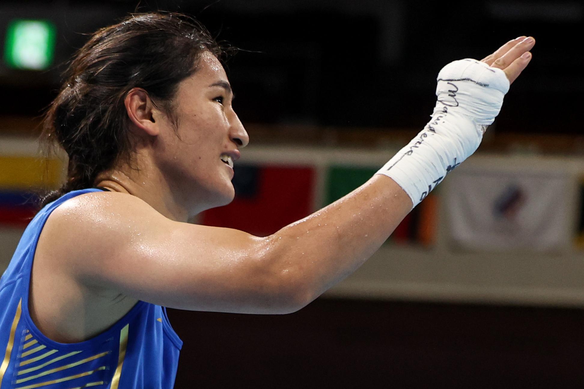 东京奥运会拳击女子6975公斤级李倩晋级四强