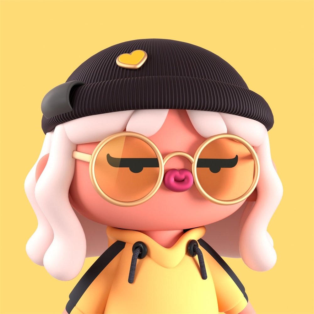 可爱的 3d 角色设计!__财经头条