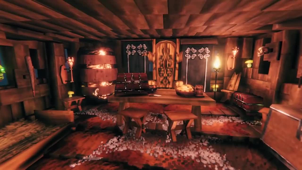 玩家《英灵神殿》中打造海盗船"黑珍珠号"