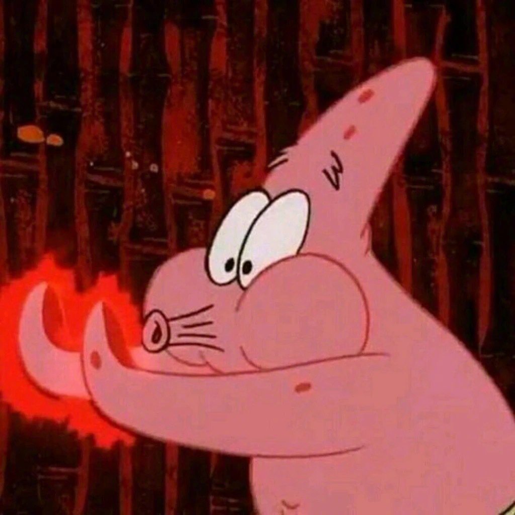 派大星头像看起来有点傻兮兮