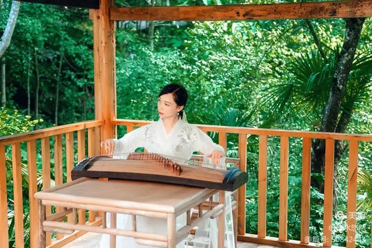 或悠然抚琴,如溪水潺潺,鸟语花香,绿草野花竞相开放,一曲动天下.