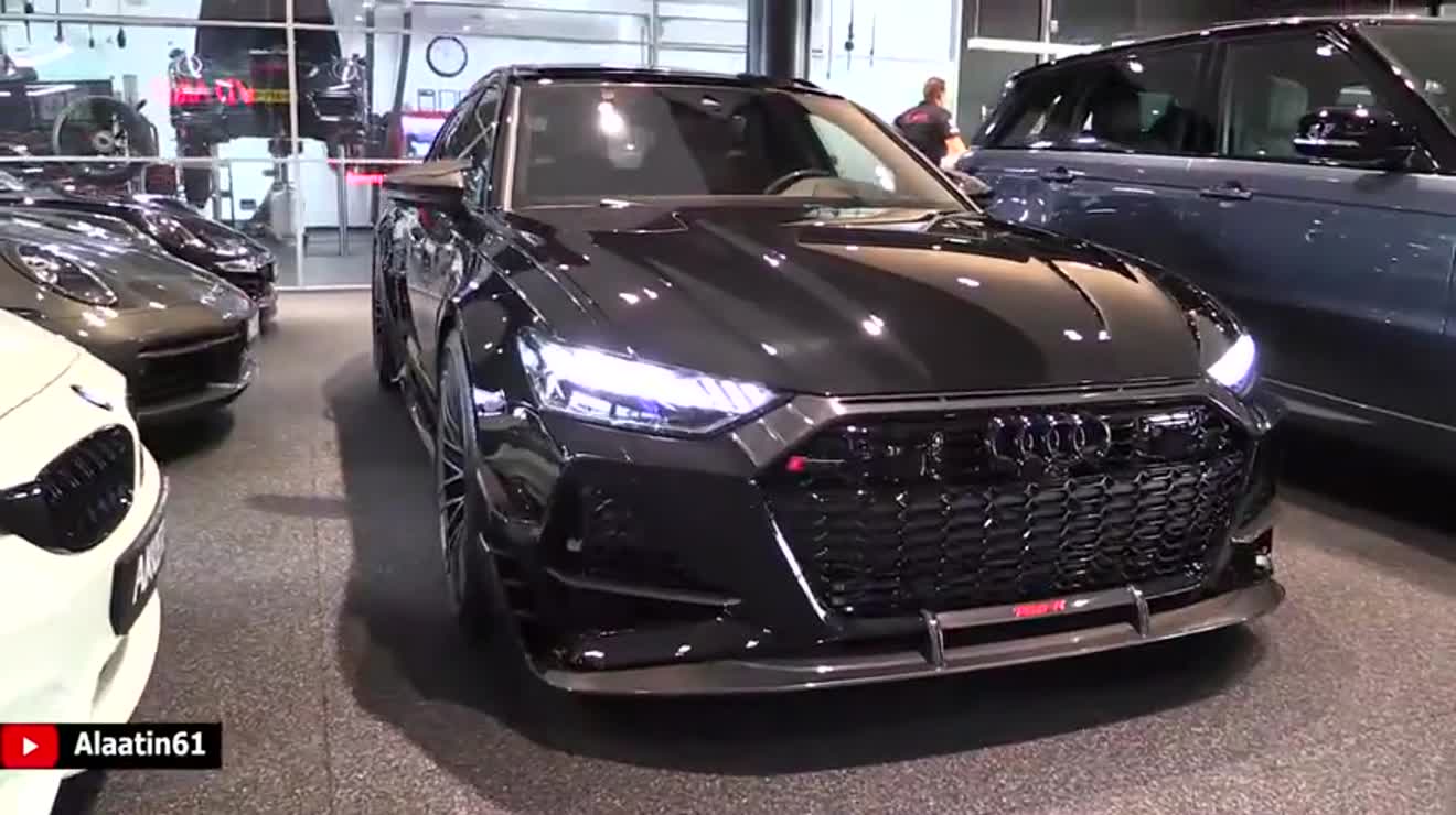 2020款奥迪rs6rabt按下钥匙看到实车那刻才知道啥叫帅气