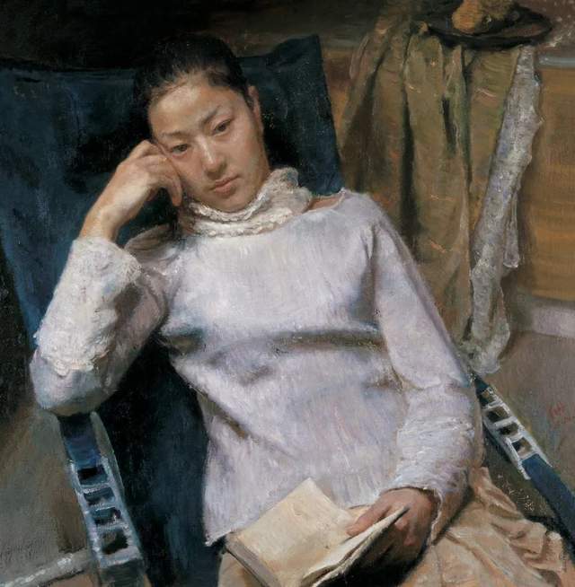 国美教授何红舟人物油画作品欣赏