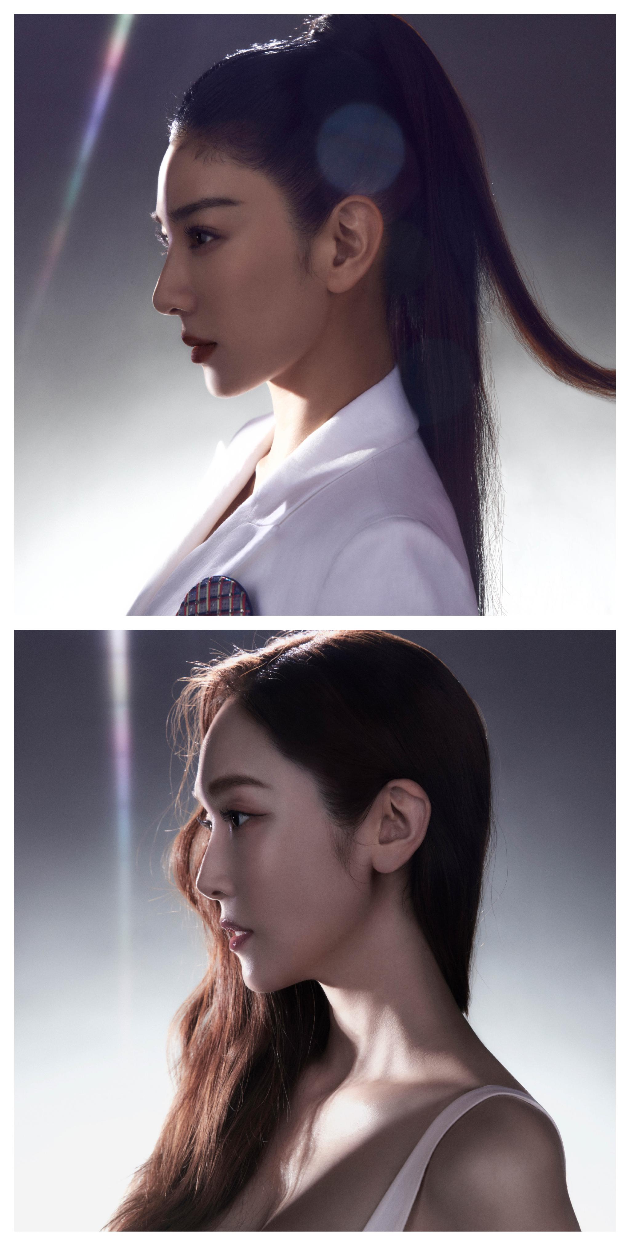 乘风破浪30位姐姐的侧颜大片光影下分明的轮廓侧写