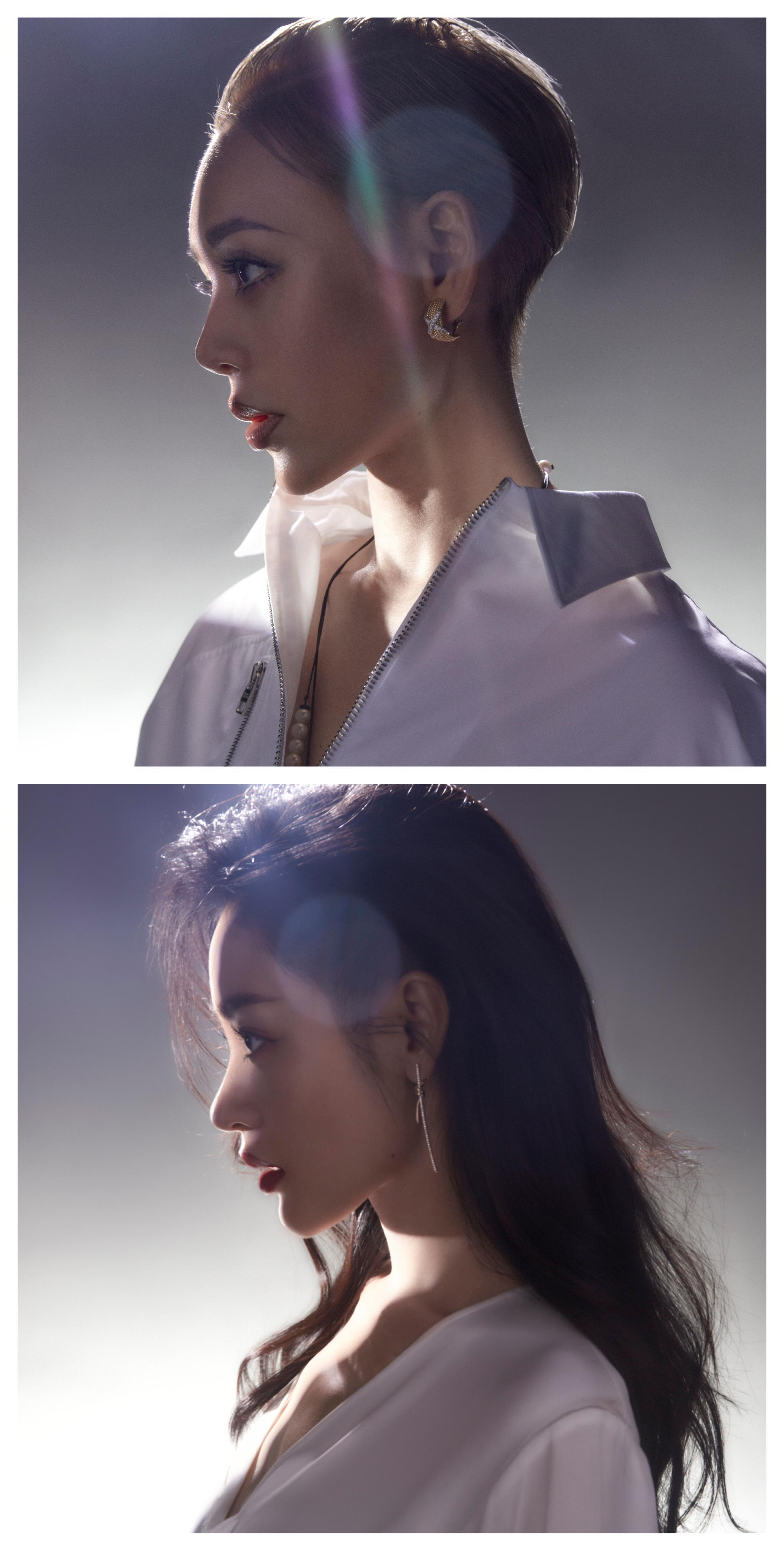 乘风破浪30位姐姐的侧颜大片光影下分明的轮廓侧写