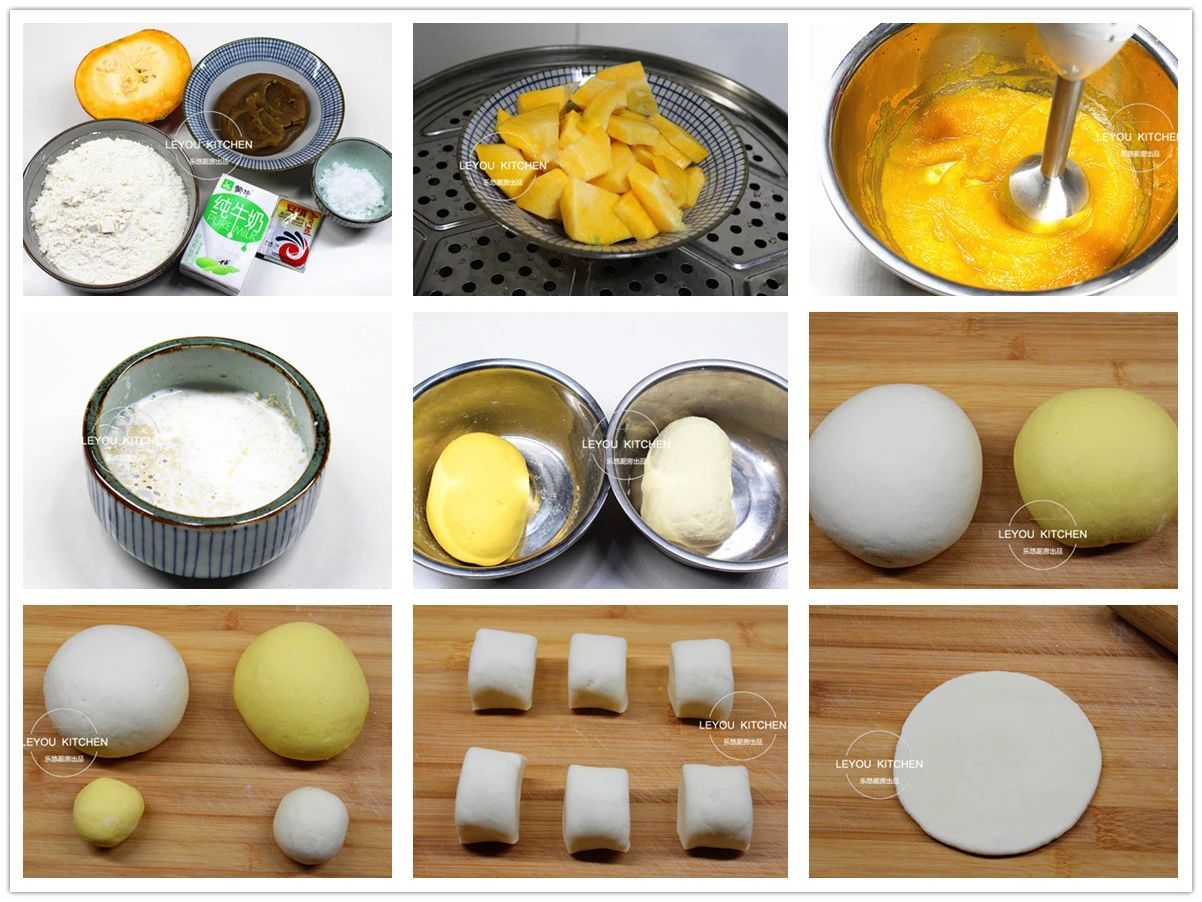 4种豆沙包做法,比点心还好吃,做一次一周的早餐都有了