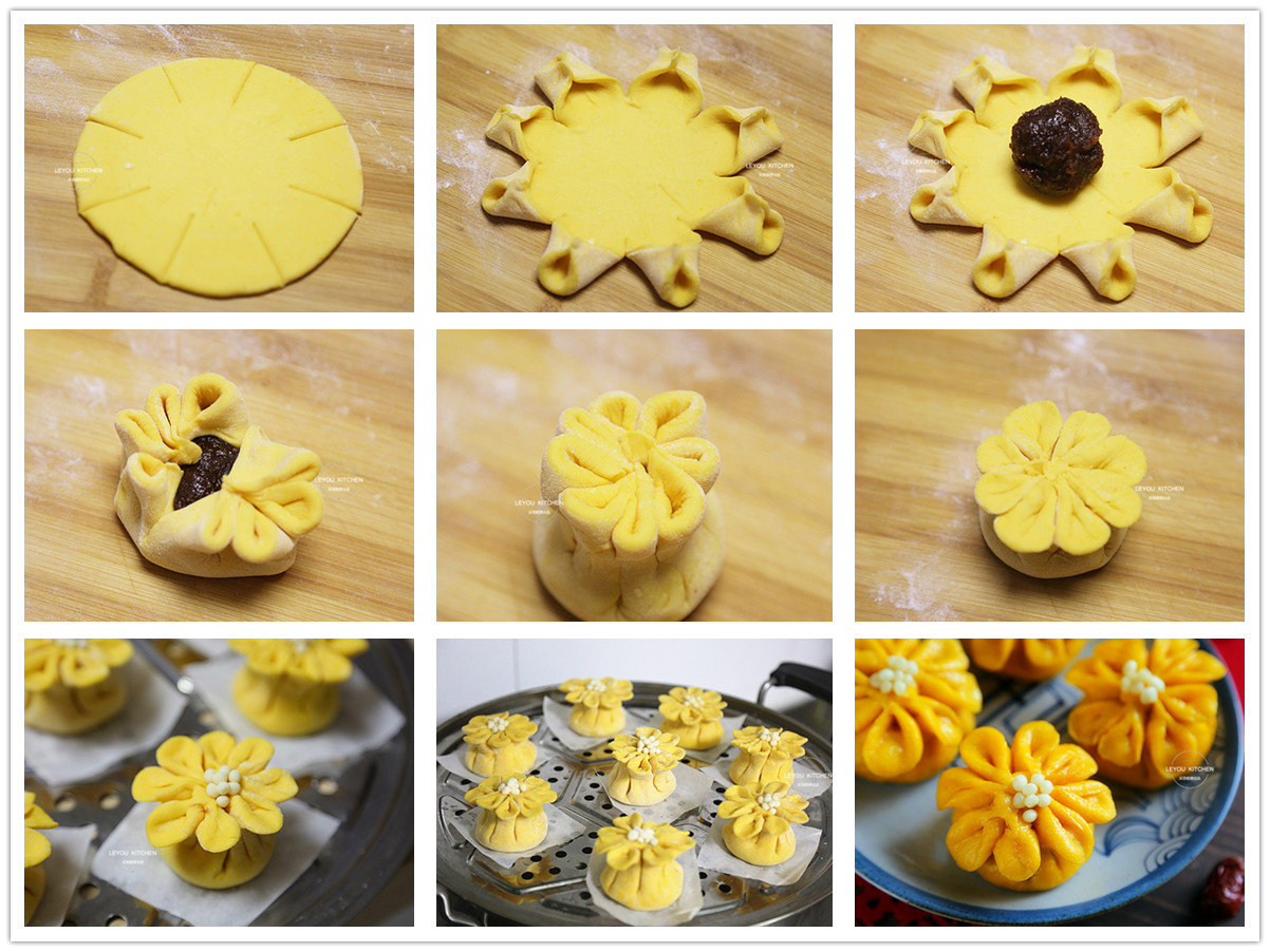 4种豆沙包做法,比点心还好吃,做一次一周的早餐都有了