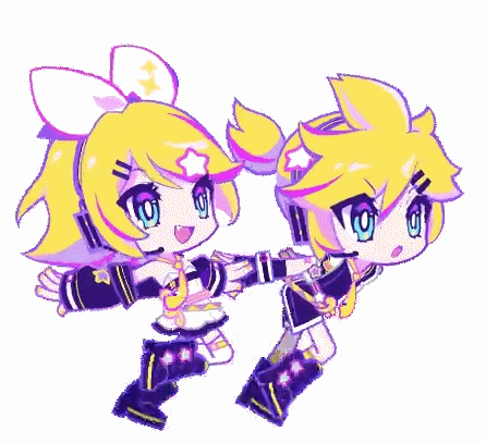 muse dash x 镜音铃 镜音连 官方动图|镜音|官方_新浪