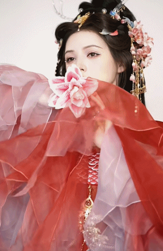 就连玩cosplay,张予曦也会选择圈内最好看,同时富有文化内涵的古装.