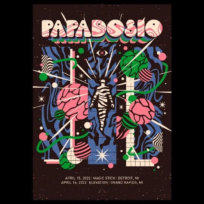 绚丽音乐会海报设计， . posters.blumoo__财经头条