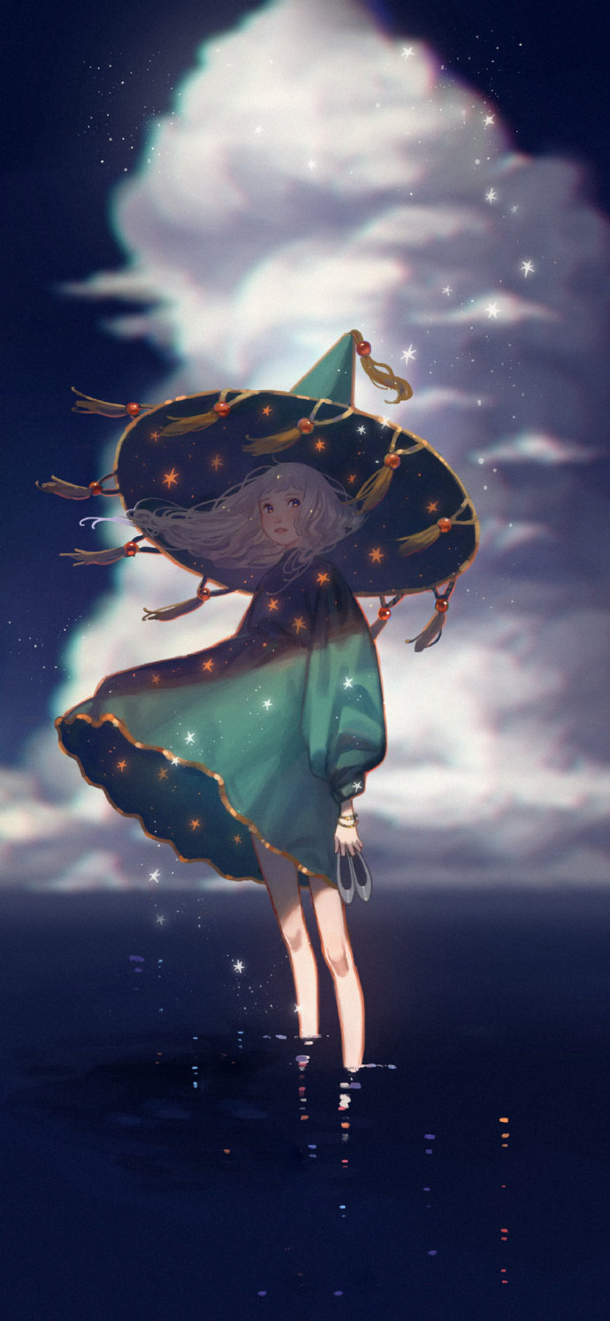 治愈系人物插画