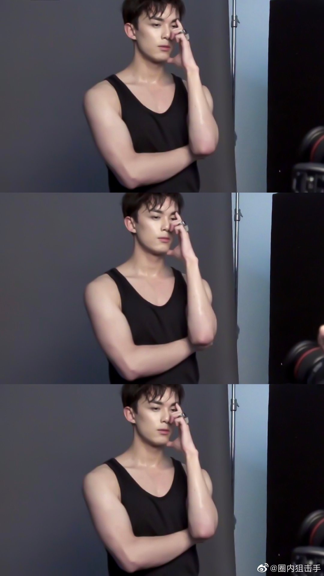 已经到了,吴磊弟弟给大家打了个样儿呀,看这性感结实的肌肉谁不爱呢?