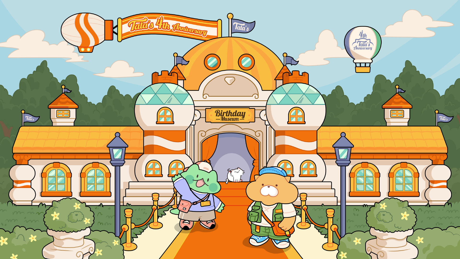 獭獭四周年纪念壁纸来啦,手机版 电脑版