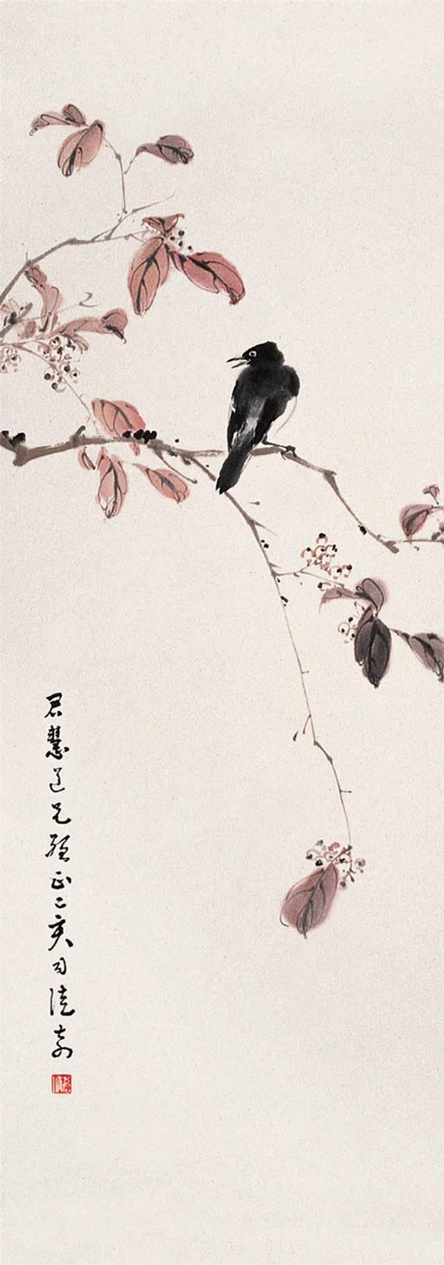 岭南画派大家司徒奇精品花鸟画作品欣赏