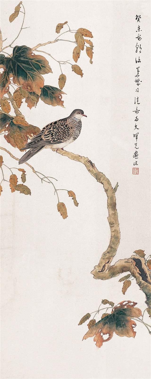 岭南画派大家司徒奇精品花鸟画作品欣赏