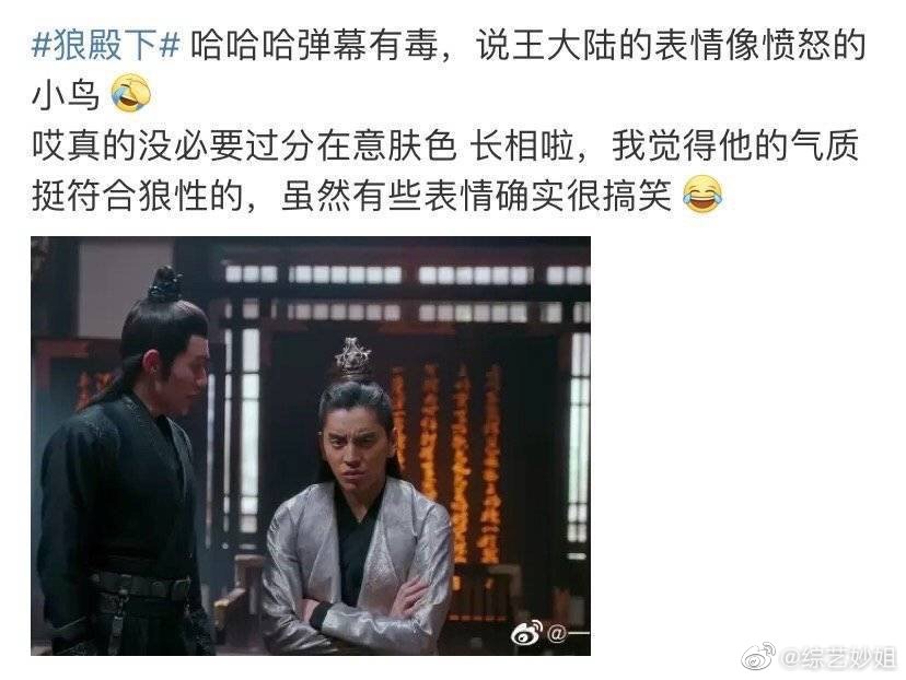 《狼殿下》弹幕比电视剧还精彩？ 网友：整部剧的欢乐源泉