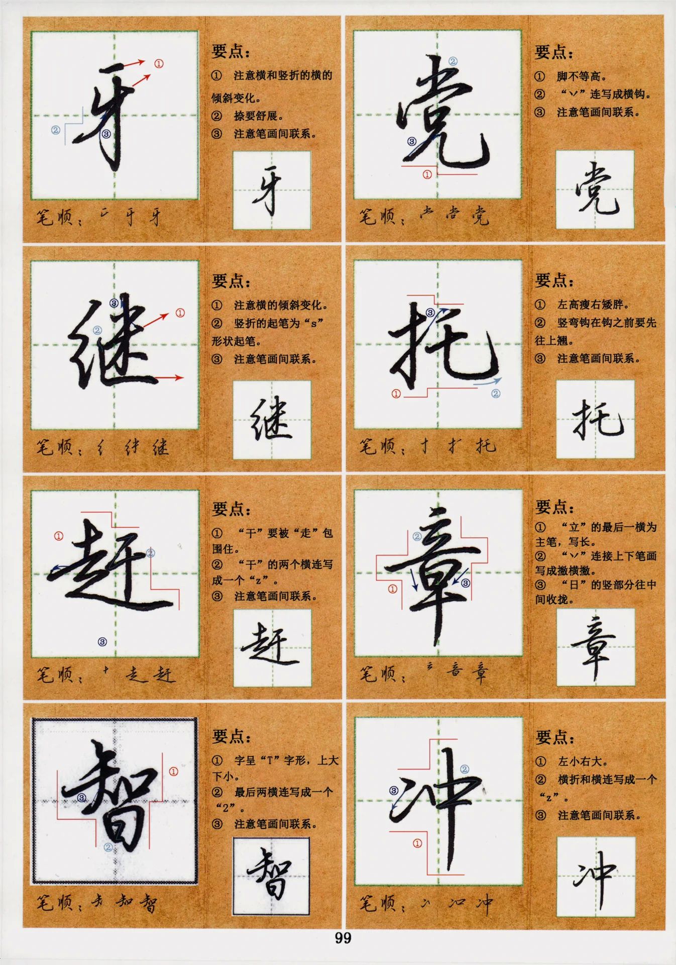 一组不错的行书字帖……__财经头条