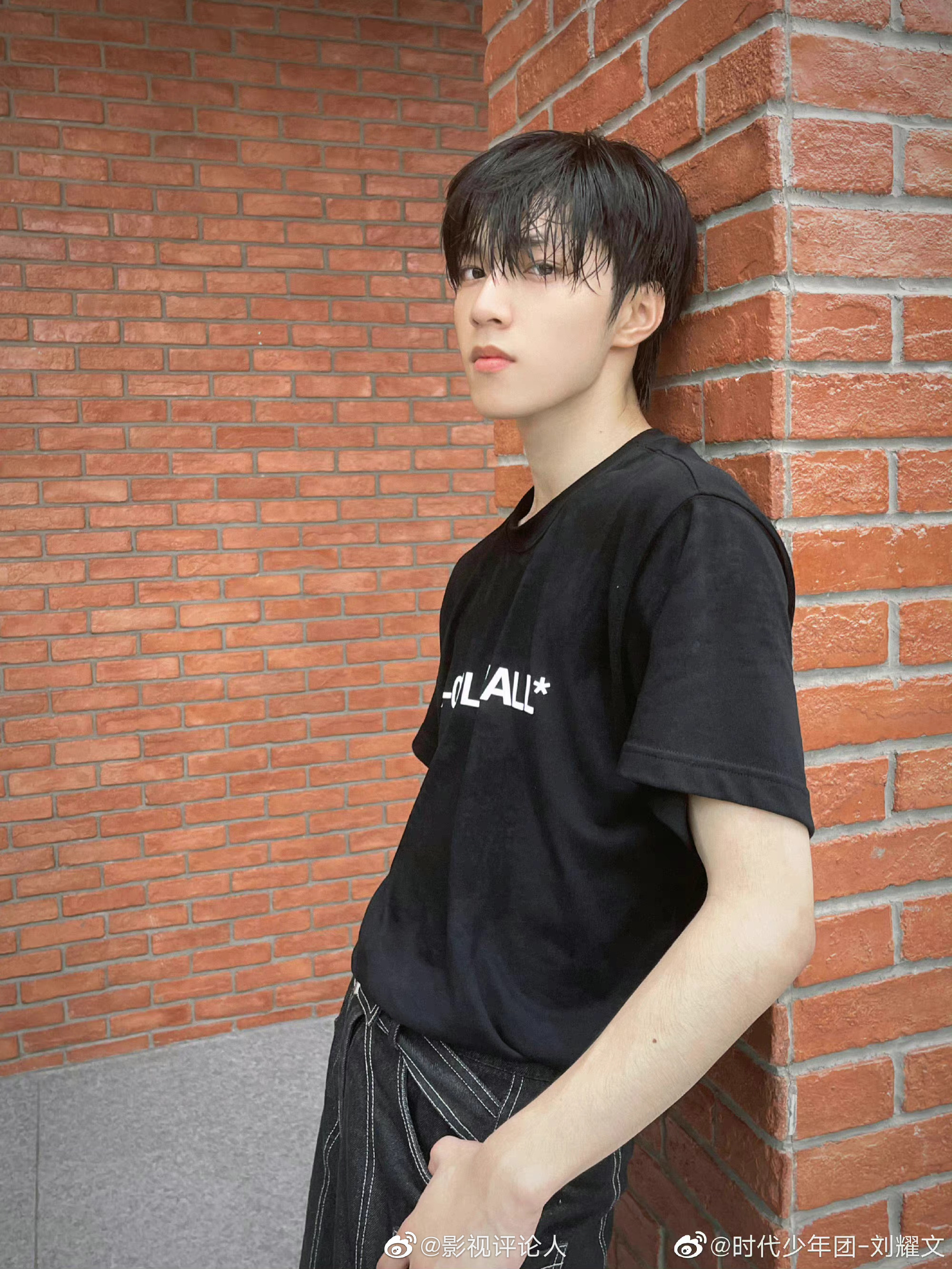 刘耀文湿发真的好鲨我!