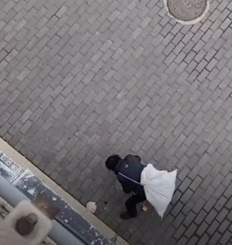 西安女子打包热饭扔给楼下流浪汉：怕对方走了，没想到用绳休闲区蓝鸢梦想 - Www.slyday.coM