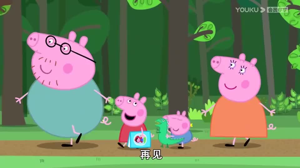 小猪佩奇第七季佩奇一家走到岔路为难了他们不知道该走哪条路